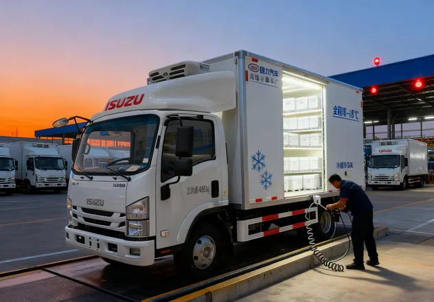 Refrigerated Truck View 3