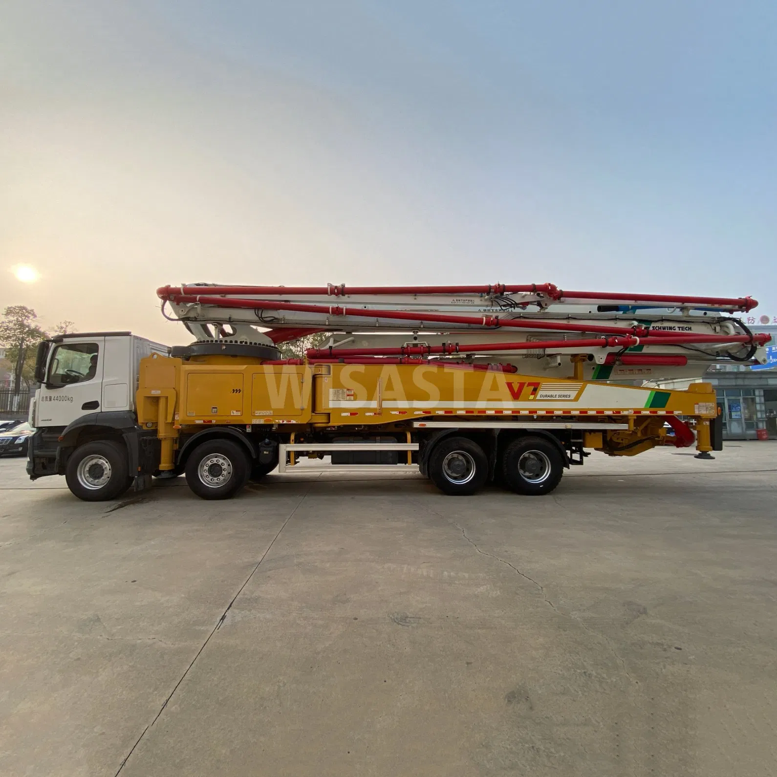 58m Beton Bambo Cement Machine Schwing Used Concrete Pump Truck