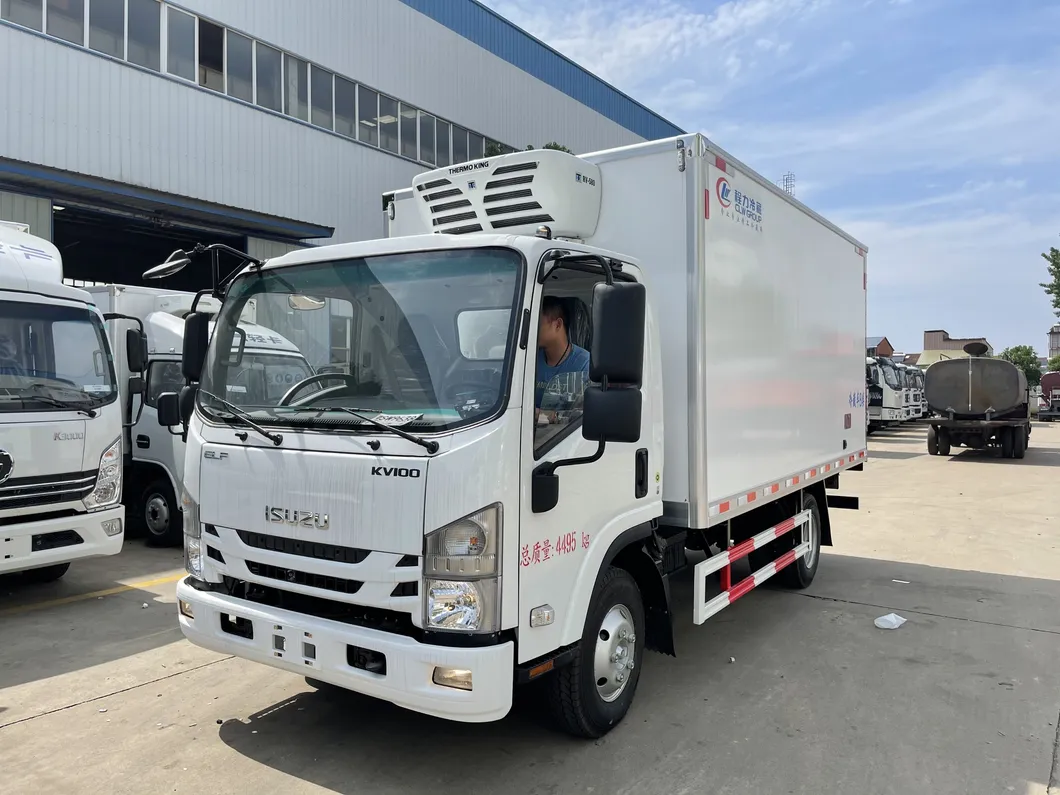 Refrigerator Van Truck View 3