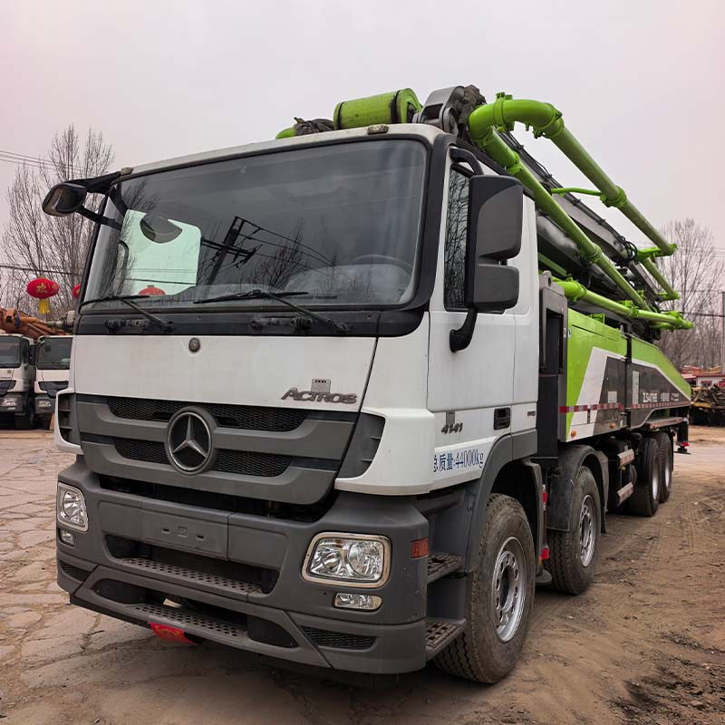 High Quality Used Zoomlion Sany Putzmeister 56X-6rz 38m 40m 43m 47m 48m 49m 52m 56m 63m Concrete Pump Truck with Actros 4141 Chassis Mercedes Benz 56m for Sale