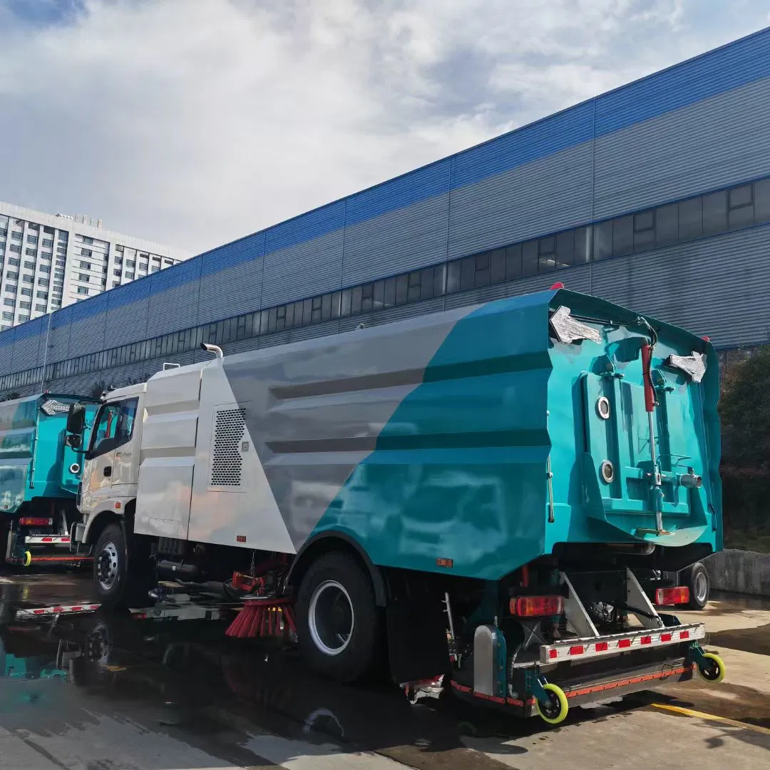 Foton Auman Road Street Sweeper Sweep Sweeping Vacuum Suction Cleaner Cleaning Washing Washer Truck