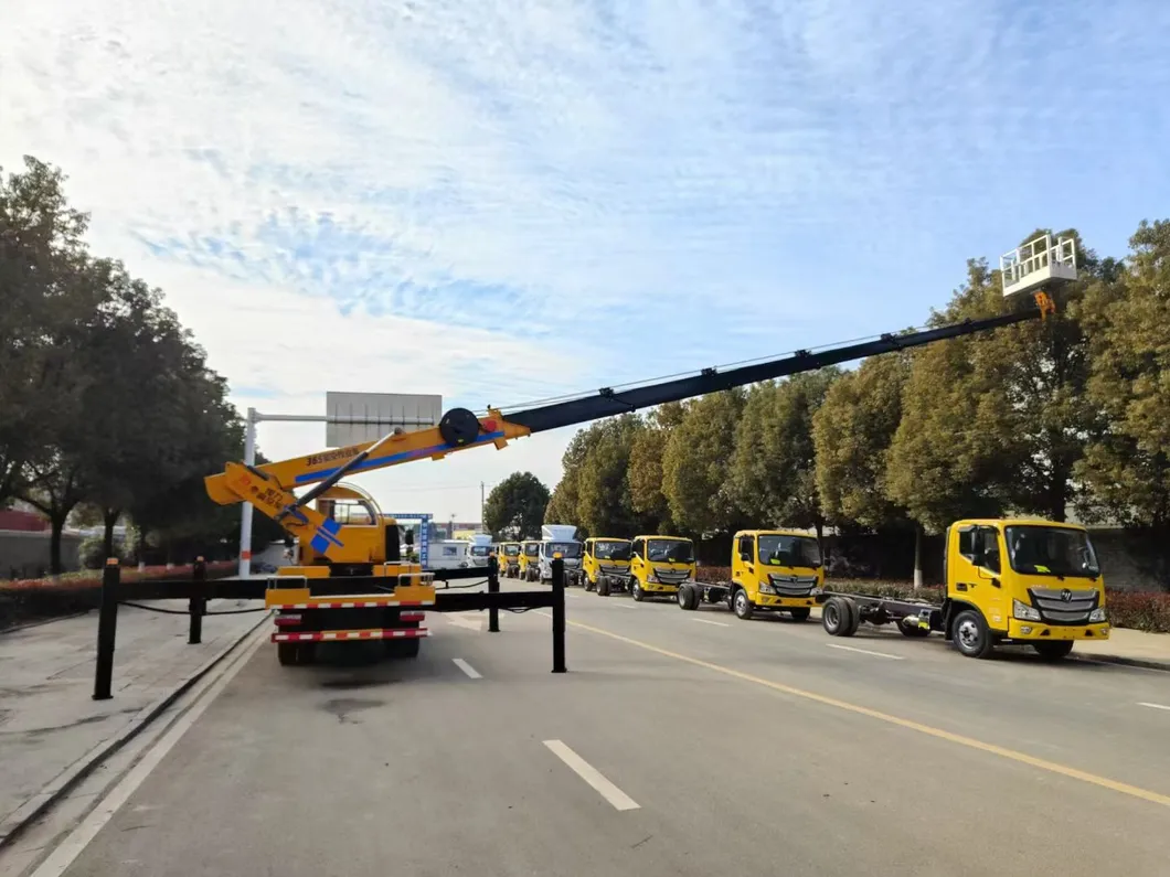 Aerial Work Truck Boom Detail