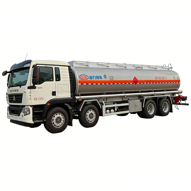 HOWO 8*4 25500 Liters Fuel Tanker Truck Utility Box Fuel Tanker Truck