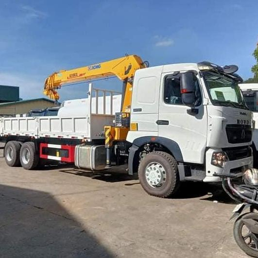 Sinotruk HOWO 371 6X4 8X4 Mobile Crane Truck Rhd LHD 10 Ton Crane Truck