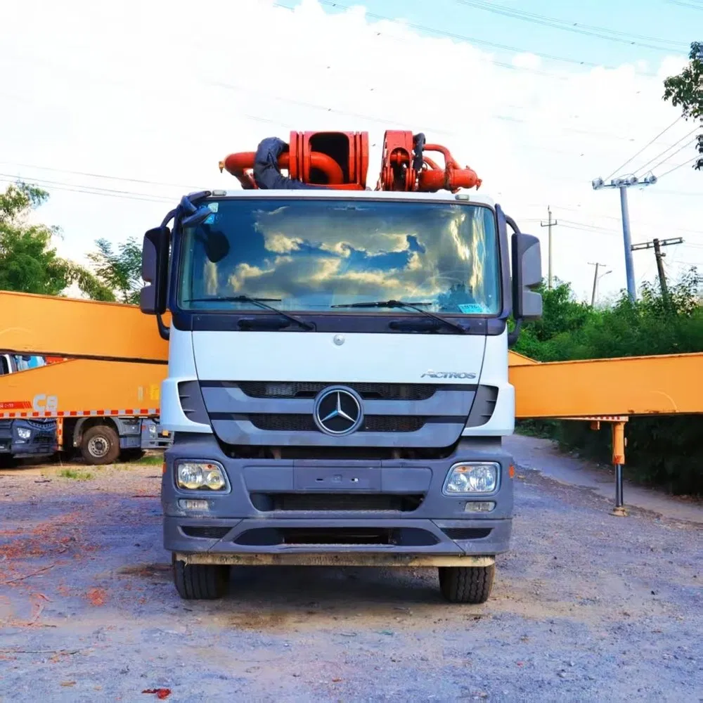 Used Sanny Sym5449thb 560c-8A 56m Concrete Pump Truck with Benzi Chassis for Housing Construction
