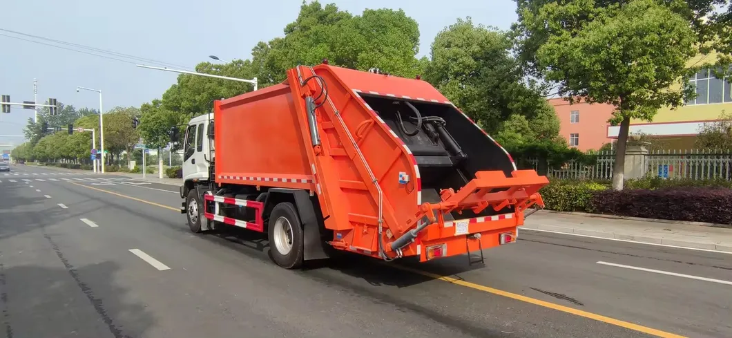 Garbage Compactor Truck View 5