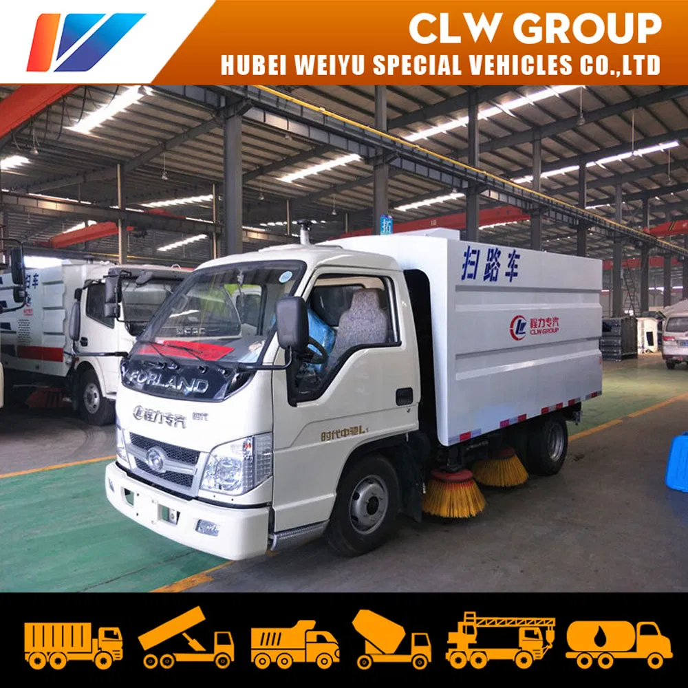 Euro 4/5 Small Forland/Dongfeng Street Sweeper Truck for Sale in South America