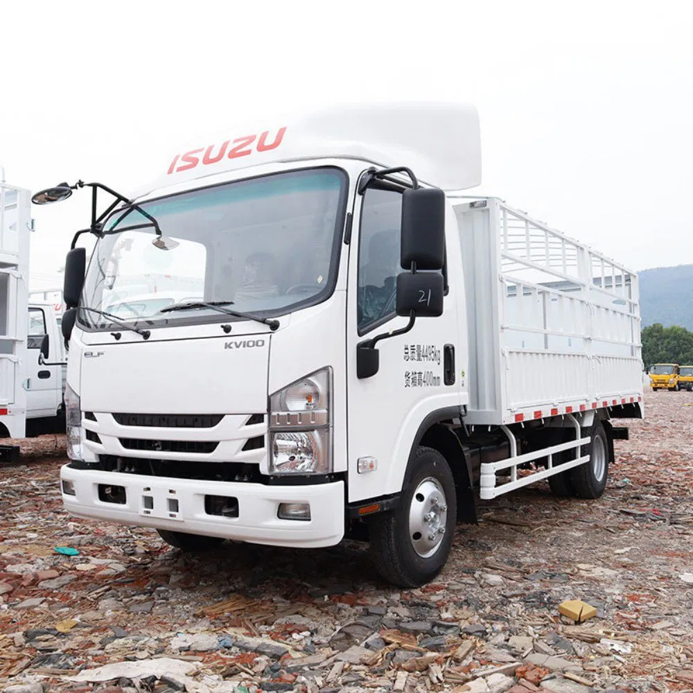 Factory Price Qingling Kv100 Nkr Fence Truck for Livestock Transport