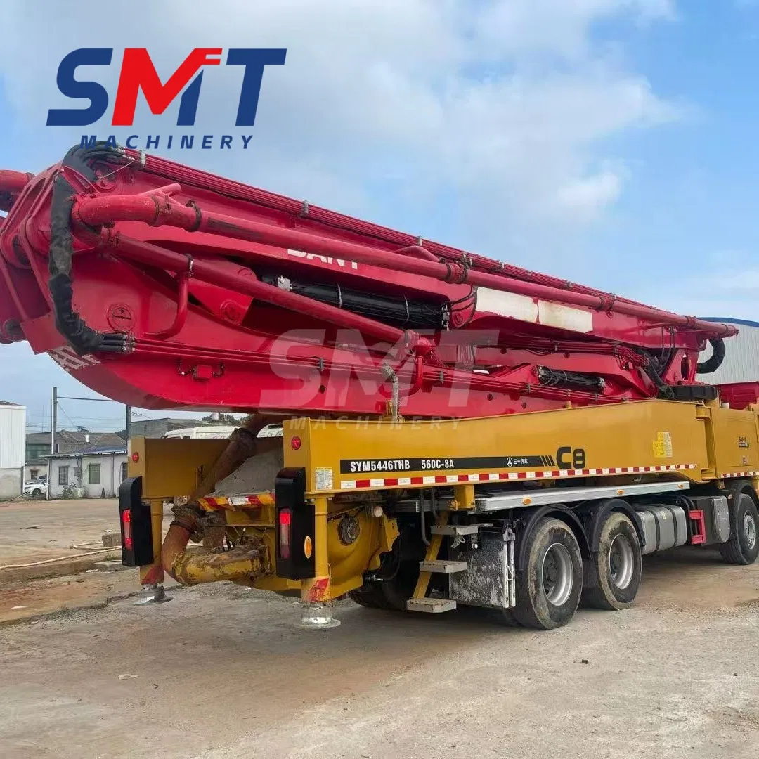 SMT Used Concrete Boom Pump Truck Sannys Volvo 56m 62m 67m 71m