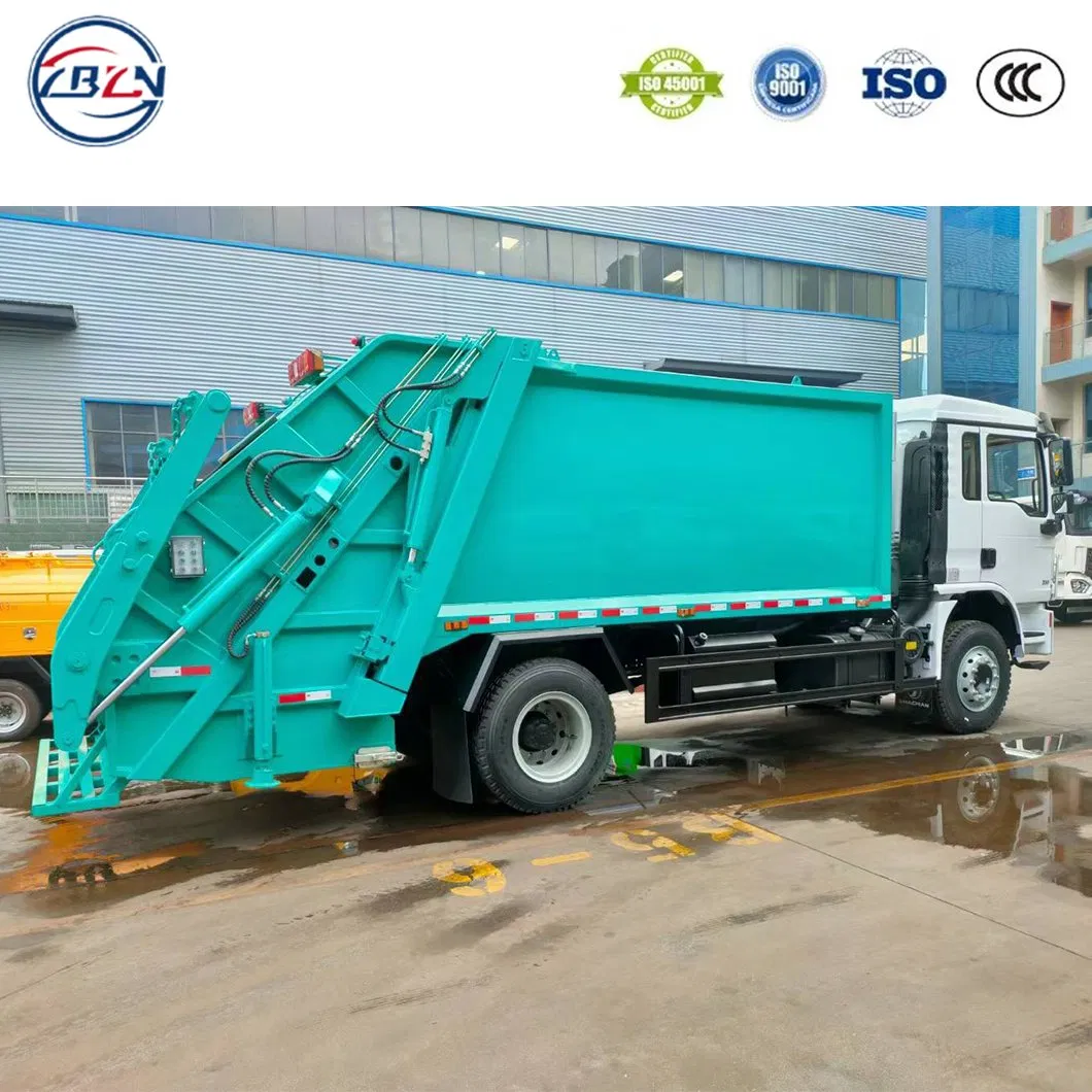 12-18cbm Shacman Waste Collection Compactor Lorry Compression Garbage Truck Swing Arm Rubbish/Trash Compact Vehicle Factory Direct Sales
