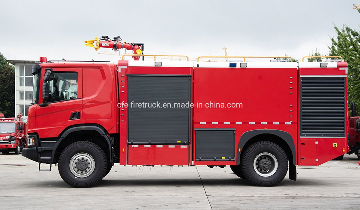 HOWO Isuzu Man Sinotruk Sitrak FAW Unimog Guangdong Mercedes-Benz Isuzu 4X4 Airport Arff Rapid Intervention Fire Fighting Truck