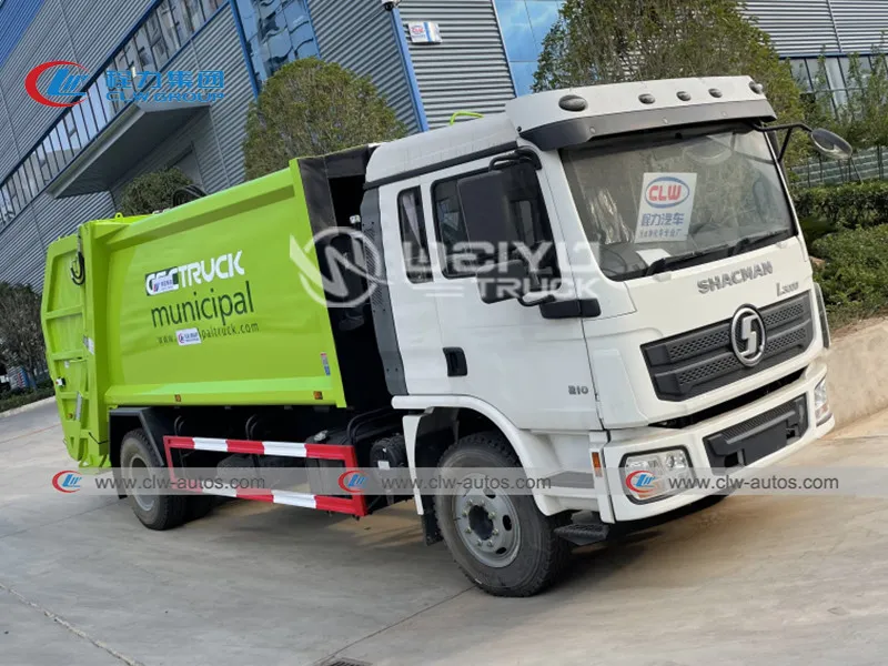 Garbage Compactor Truck View 1