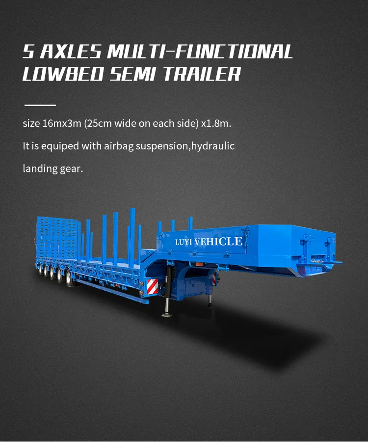 5 Axle Lowbed Semi-Trailer