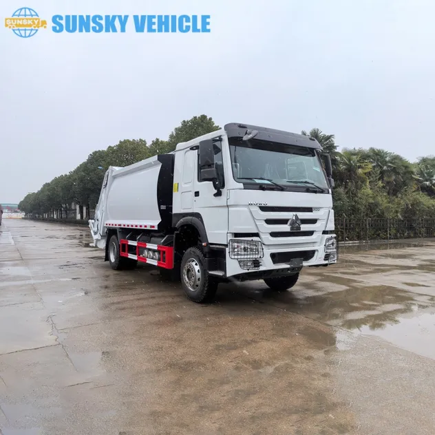 14cbm Compactor Garbage Truck Side View