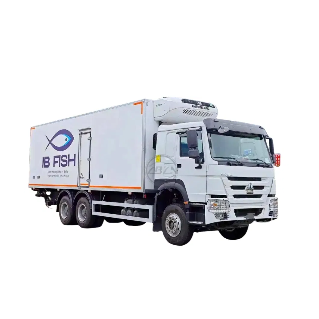 HOWO 6X4 20t 25trefrigerated Cargo Truck Euro3 Left Hand Driving LHD Refrigerator Truck Freezer Truck