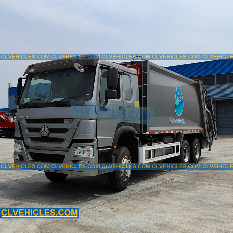 HOWO 6X4 23cbm Compression Waste Disposal Garbage Compactor Truck