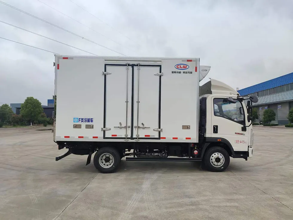 Refrigerator Truck Side View