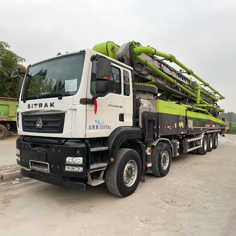 Heavy-Duty Cost-Effective Versatile Used Concrete Pump Truck with 56m Multi-Section Boom