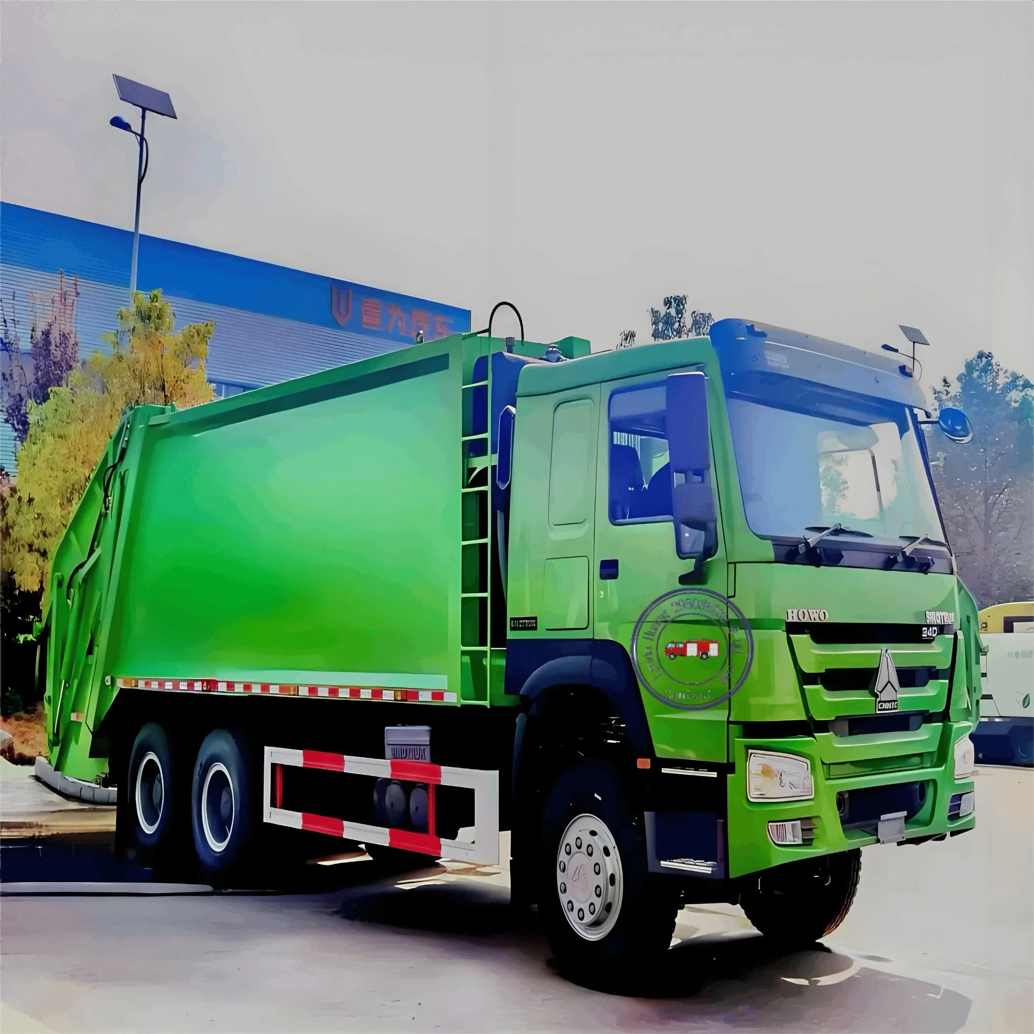 Advanced HOWO Durable High-Capacity 18m3 20m3 Compactor Garbage Truck for Sale