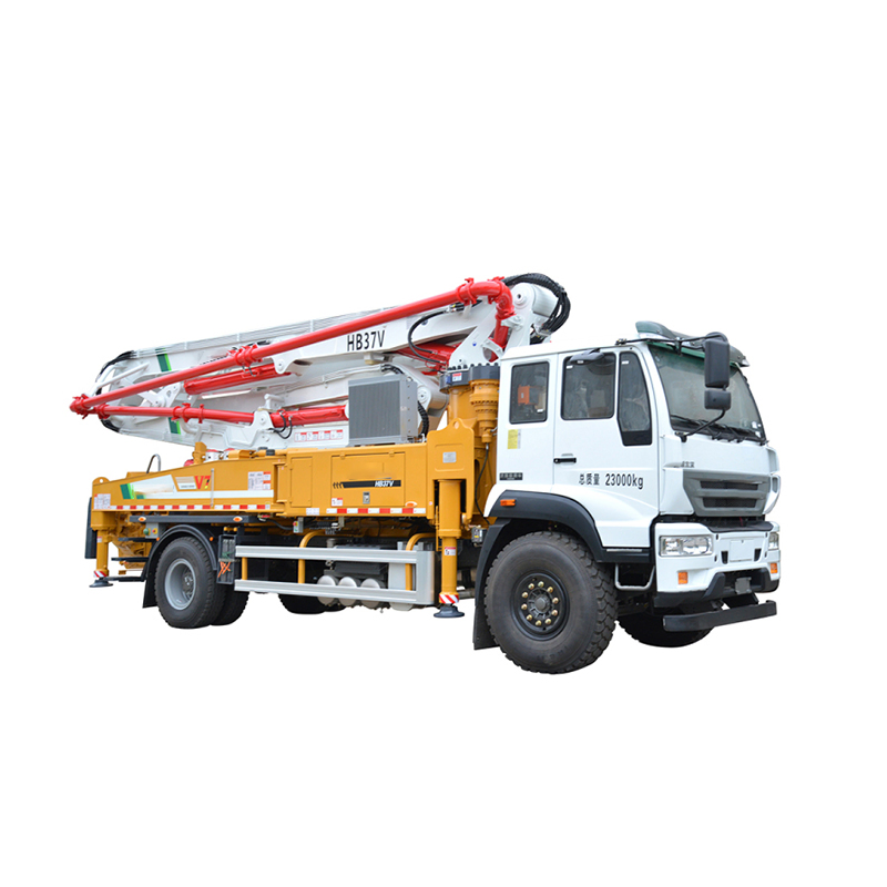 China Top Brand Hb37V 3 Axle 37m Small Hydraulic Concrete Pump Truck Good Price
