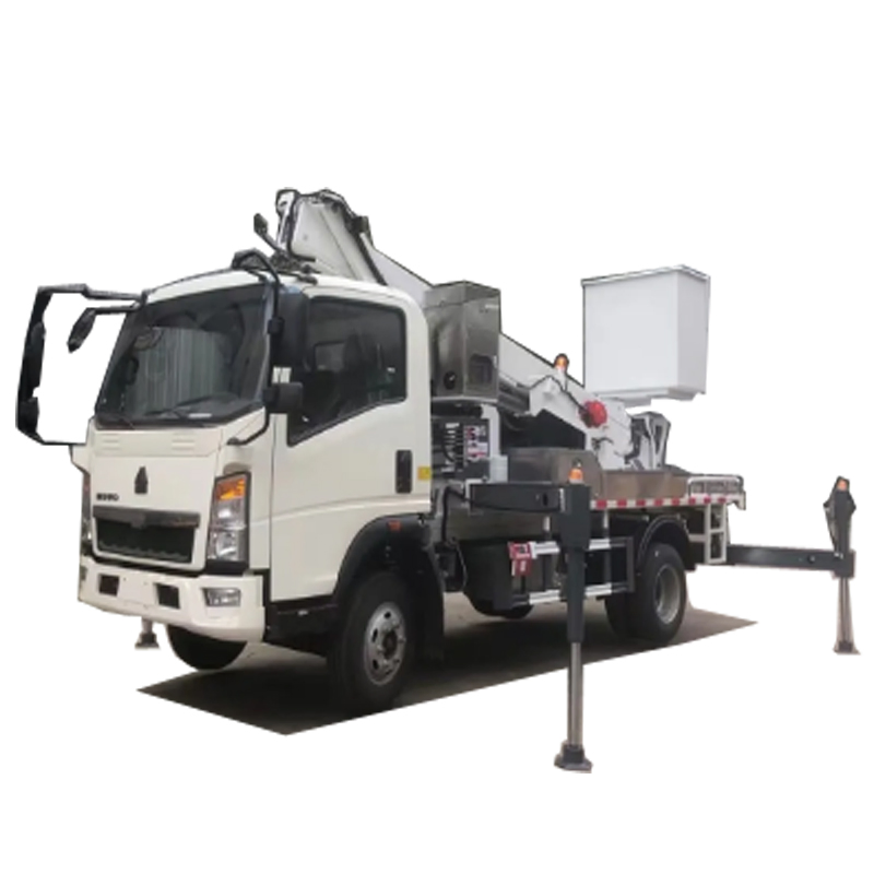 4X2 4X4 HOWO 20/22/24/26/28meters Street Lamp Maintenance Installation Billboard Aerial Work Platform Trucks