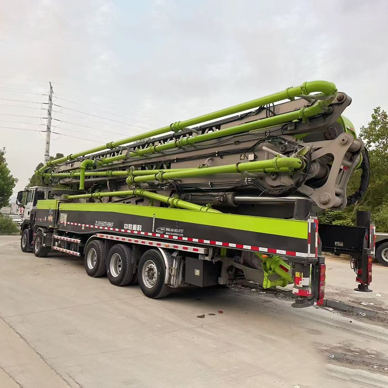 Heavy-Duty Cost-Effective Versatile Used Concrete Pump Truck with 56m Multi-Section Boom