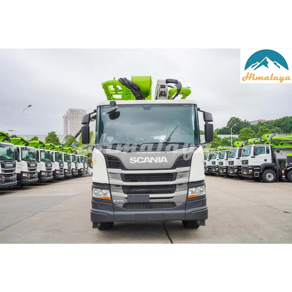 Zoomlion Customized Brand New Hydraulic 52m Truck Mounted Concrete Pump