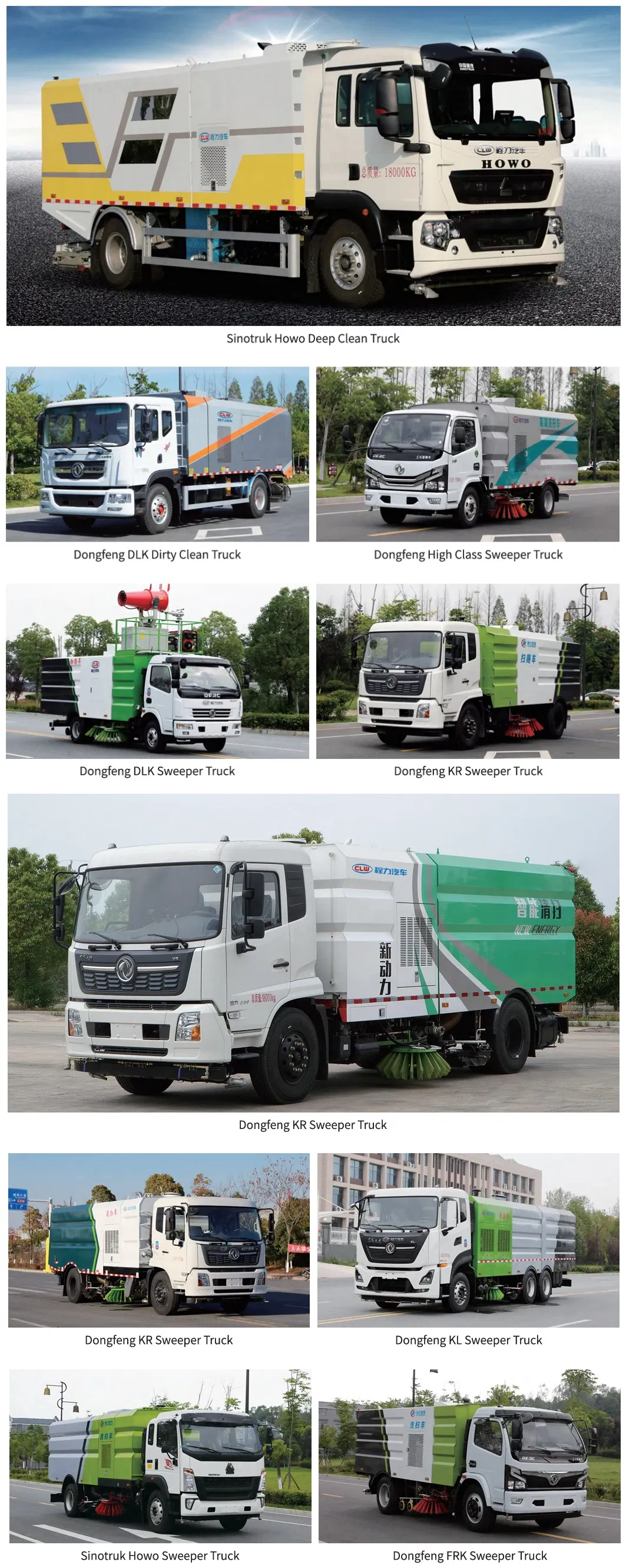 Road Sweeper Broom Truck