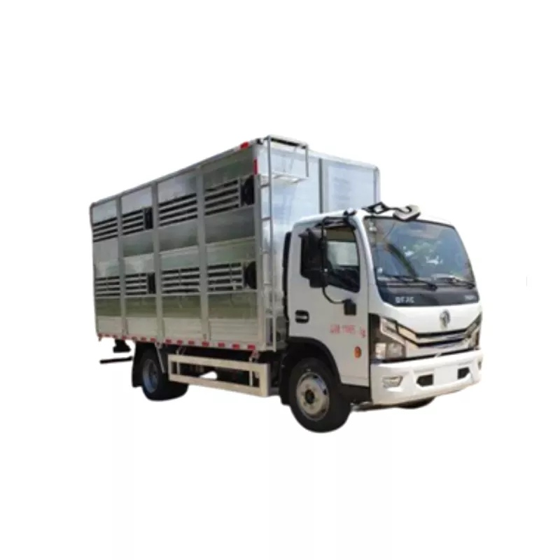 High Quality 2 Floors Aluminum Livestock Poulty Pig Transport Truck