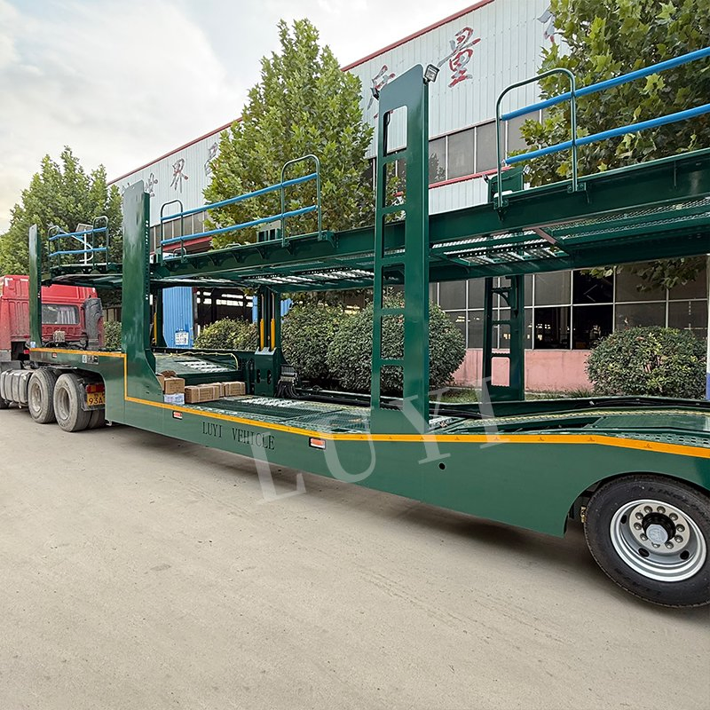 Robust Structure 3 Axle Double Deck Car Hauler Semi Trailer for Secure Transport