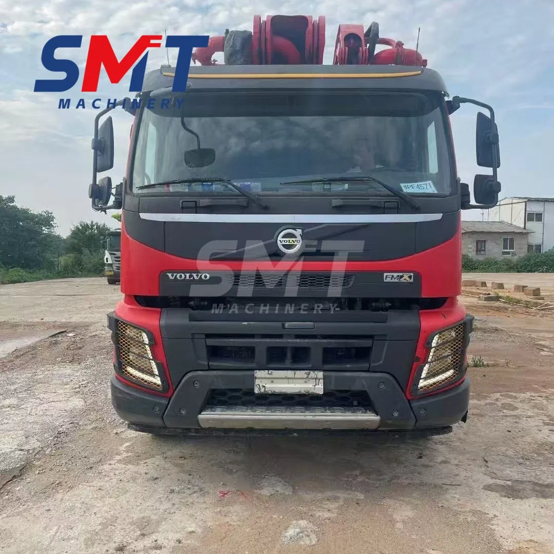 SMT Used Concrete Boom Pump Truck Sannys Volvo 56m 62m 67m 71m