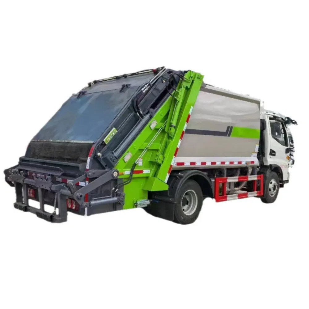 Stable Compactor Type Garbage Truck for City Beautification Campaign