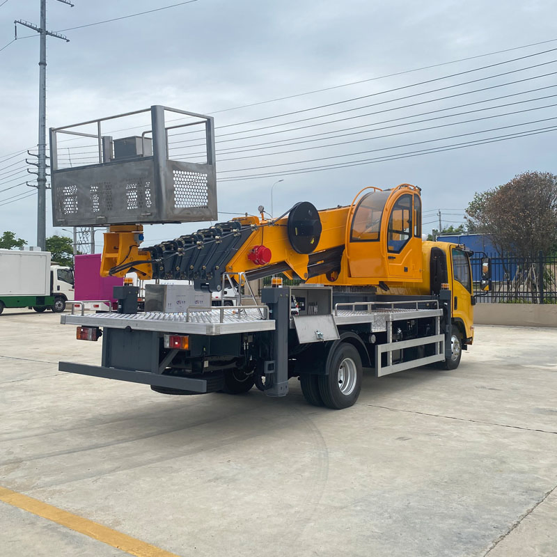 Insulated High Platform Hydraulic Telescopic Access Bucket Boom Ladder Scissor Lift Work Aerial Manlift Crane Bridge Inspection Truck Cherry Picker Vehicle