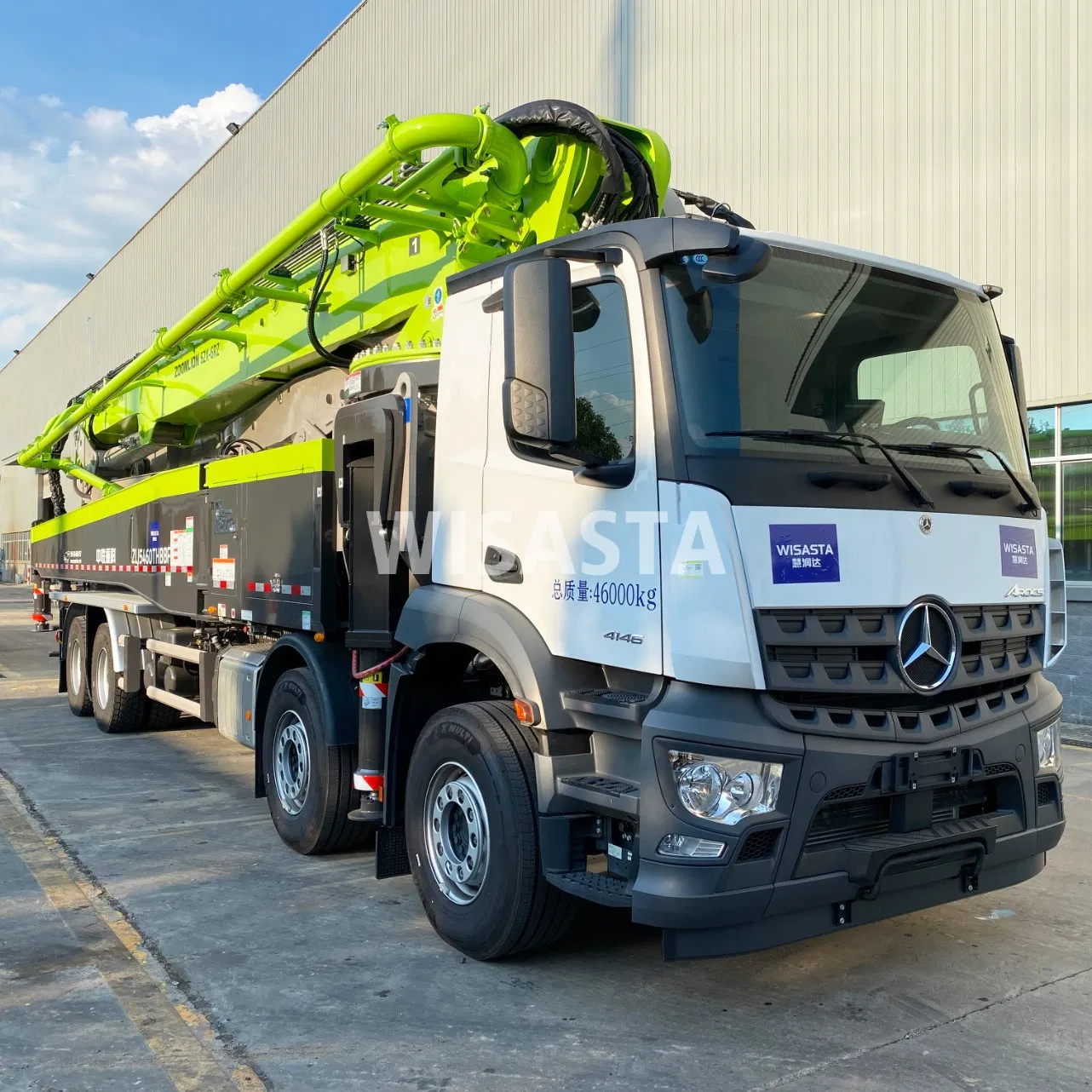 Brand New Zoomlion Zlj5460thbbf Benz Chassis 62m Concrete Pump Truck for Sale