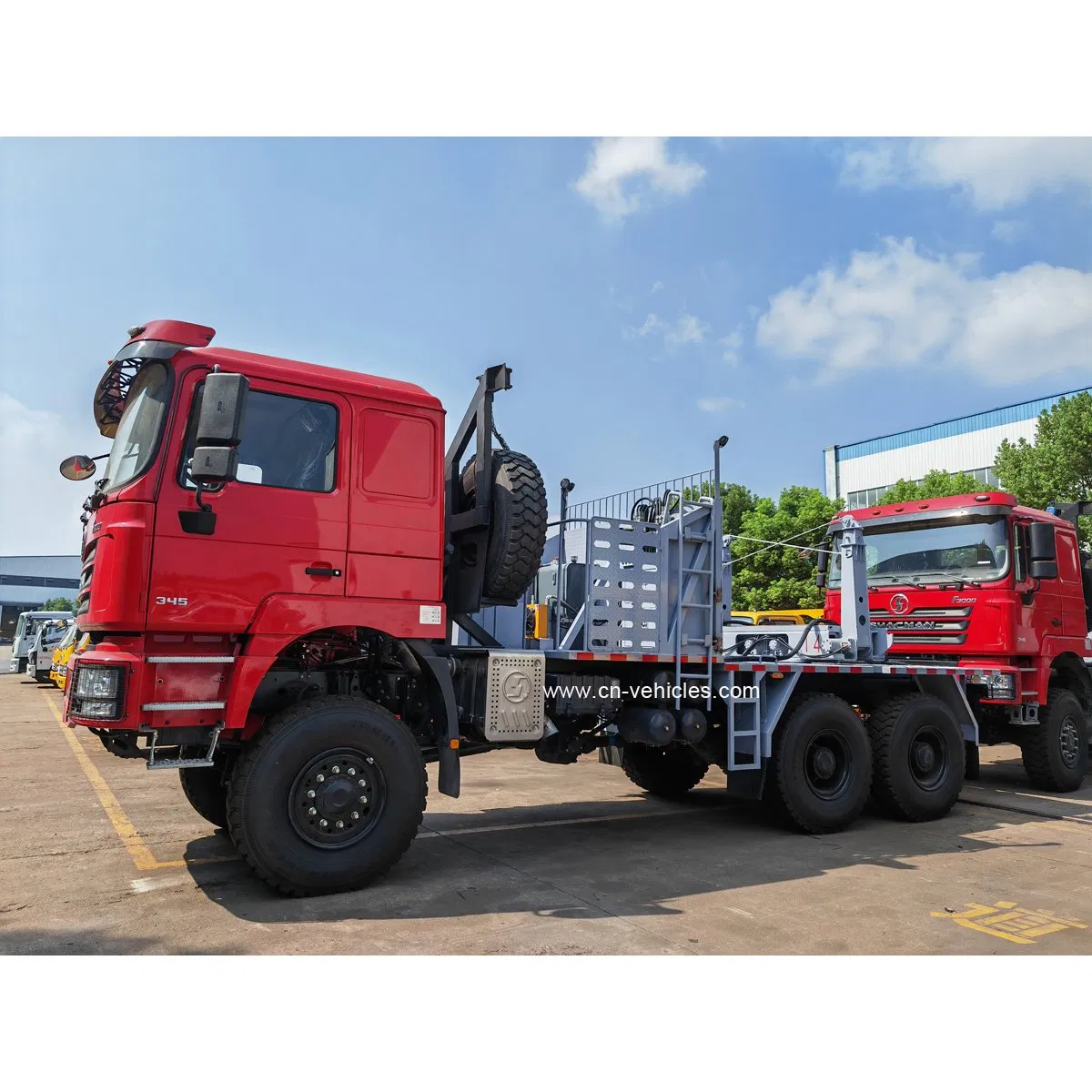 Shacman F3000 Wood Transportation Log Timber Truck Wood Carrier Trailer