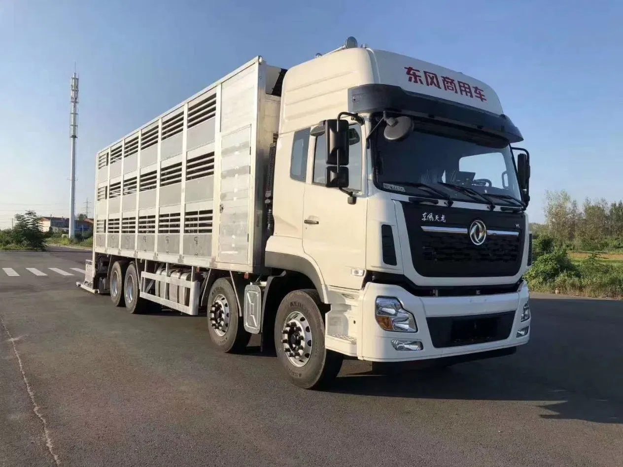 Made in China Aluminum Alloy 8*4 Pig Cart and Sheep Cart Can Pull 800-1000 Livestock and Poultry Transport Trucks