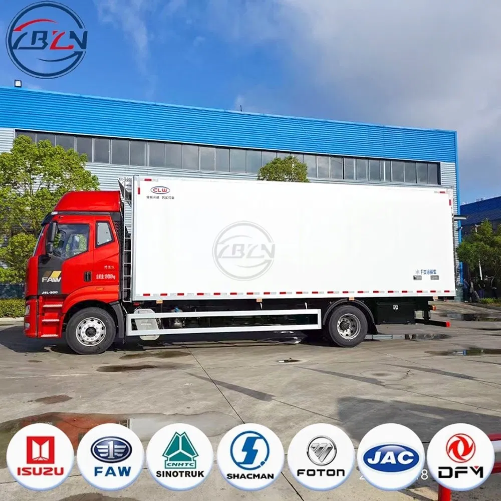 Refrigerator Box Cargo Cooling Truck Refrigerated Freezer Cold Room Transport Truck Van Cargo Frozen Foods Truck Refrigerator Cold Room