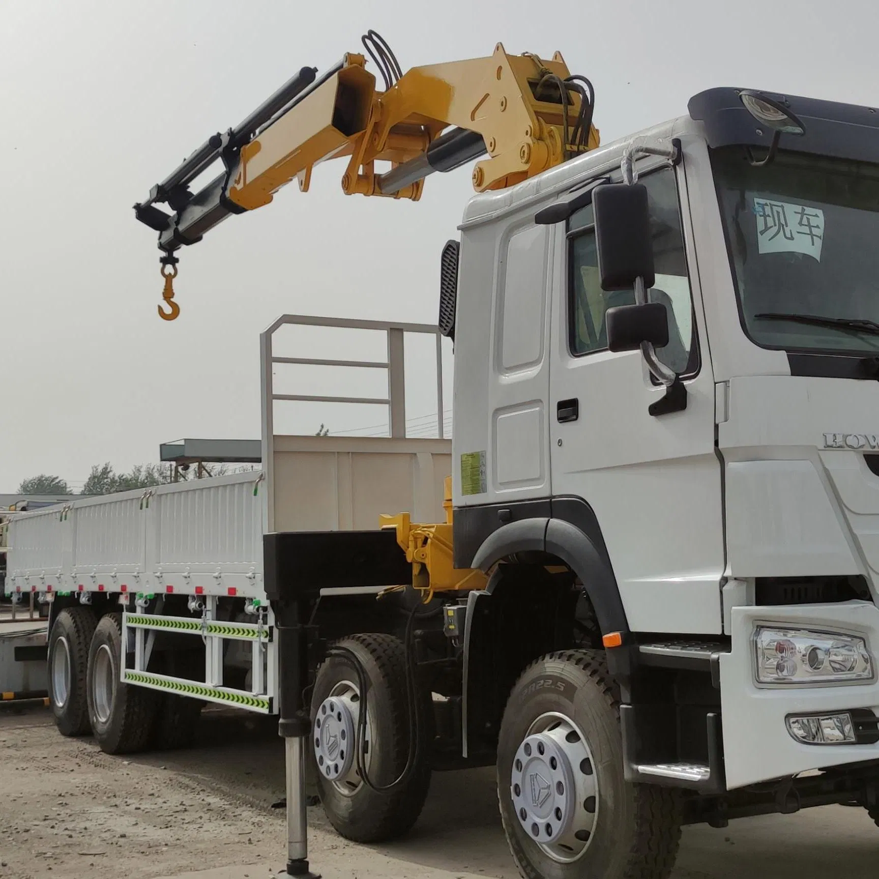 Sinotruk HOWO 371 6X4 8X4 Mobile Crane Truck Rhd LHD 10 Ton Crane Truck