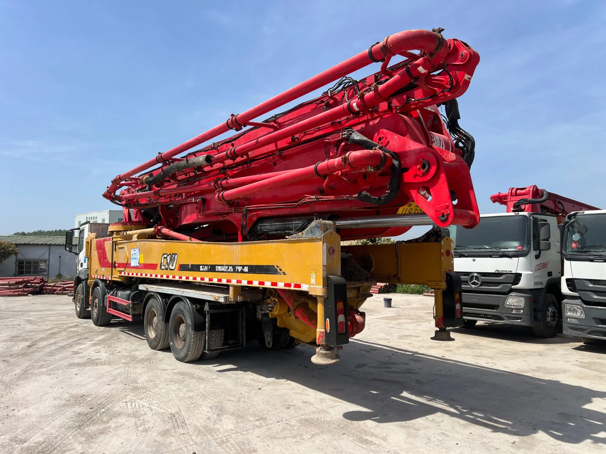 Used 2020 SA*Y 62m High-Performance Concrete Pump Truck