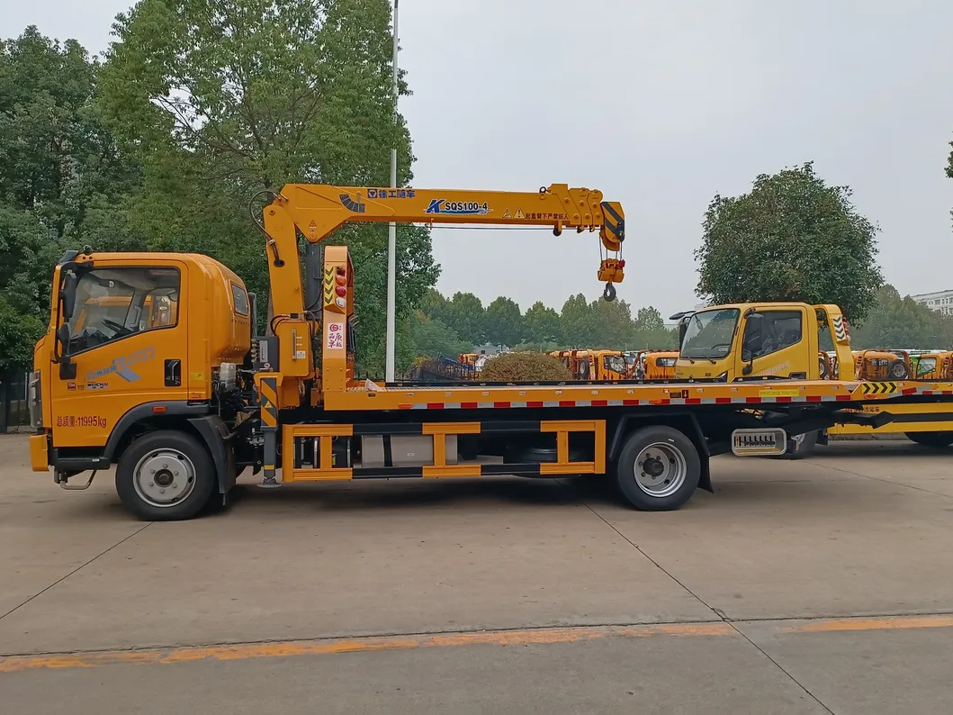 Wrecker Truck Rear View