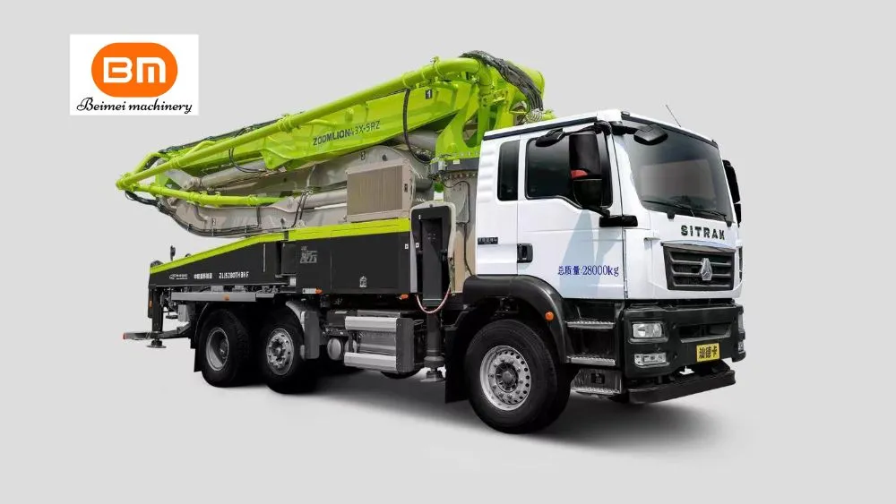 Concrete Pump Truck View 4