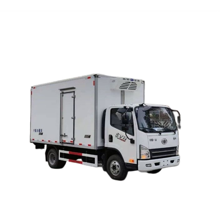5 Tons FAW Refrigerator Truck Frozen Food Transport Truck for Sale