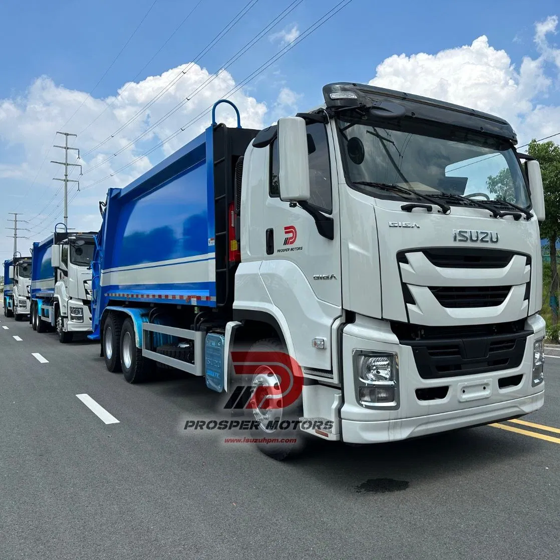 Isuzu Cyh Qingling Vc61 Giga 6X4 10W 20m3 20ton Compactor Garbage Truck