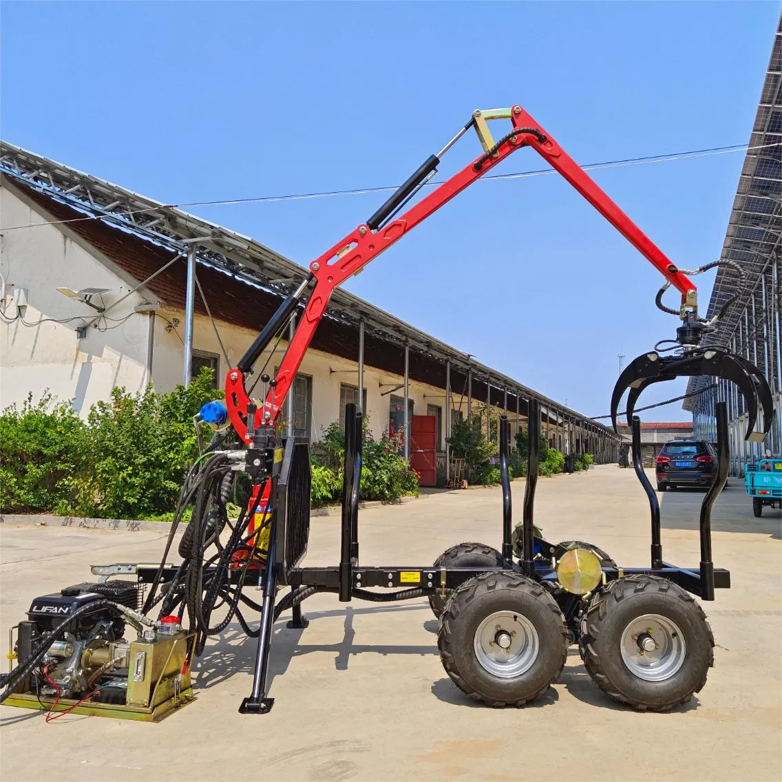Big Sale on ATV Log Hauler and Log Tools Trailer Forestry Machinery Product
