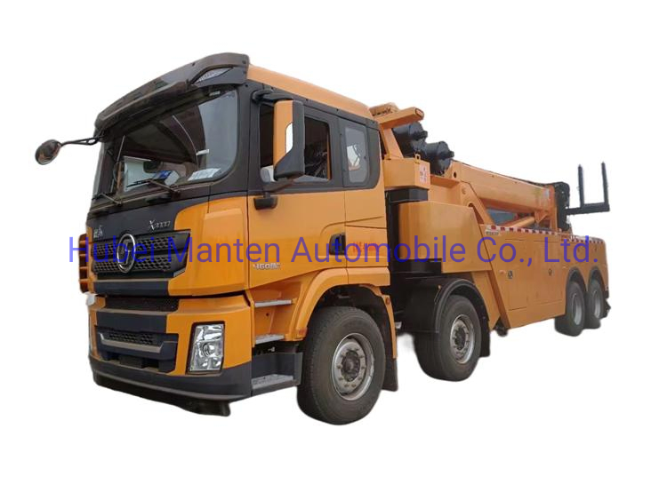 Shacman X3000 50t 30t 30ton 50ton Wrecker Tow Truck with 360 Degree Rotary Crane