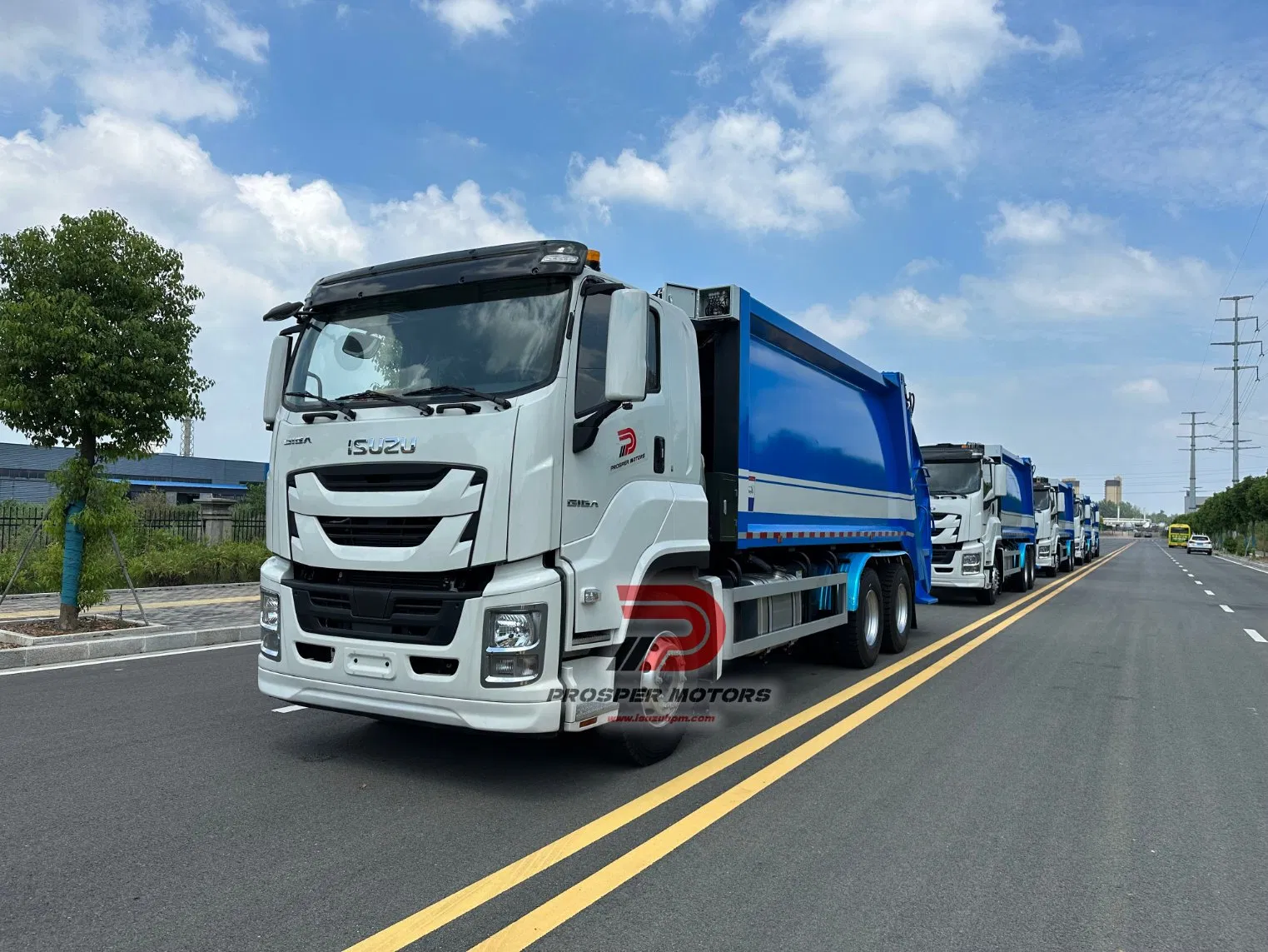 Isuzu Cyh Qingling Vc61 Giga 6X4 10W 20m3 20ton Compactor Garbage Truck