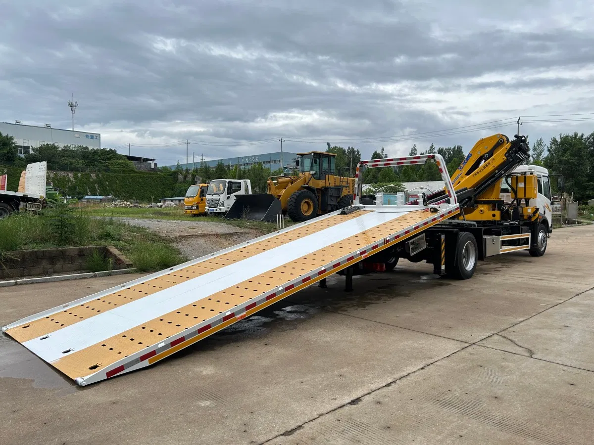 5-10 tons wrecker for sale flatbed rollback tow truck