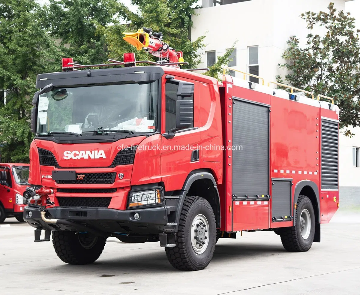 HOWO Isuzu Man Sinotruk Sitrak FAW Unimog Guangdong Mercedes-Benz Isuzu 4X4 Airport Arff Rapid Intervention Fire Fighting Truck