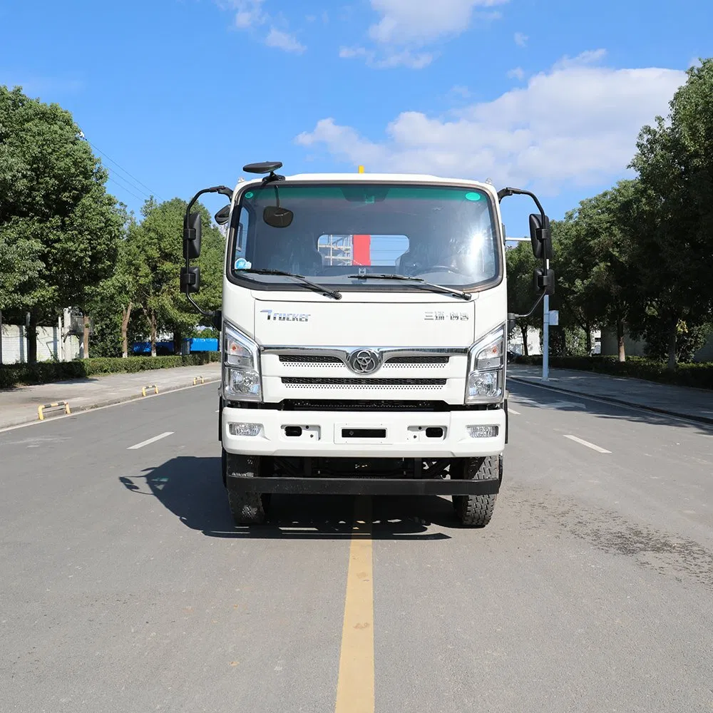 Tri-Ring Compactor Engine Waste Collection Swing Sanitation Vehicle Hook Arm Garbage Truck