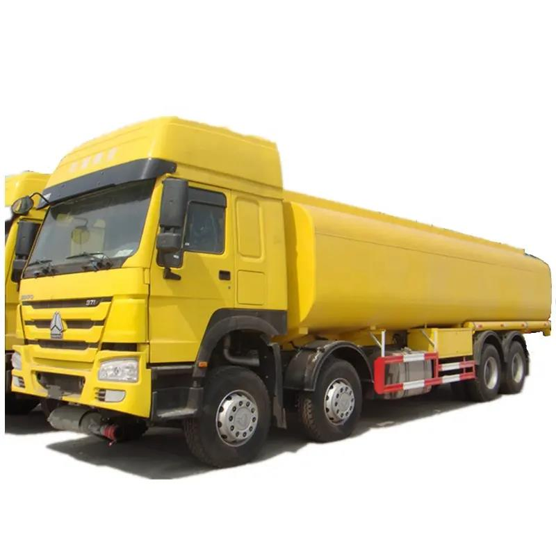 New HOWO 371HP Diesel Oil Water Tanker Truck 20000 Liter Stainless Steel Fuel Tank 6*4 10 Wheels
